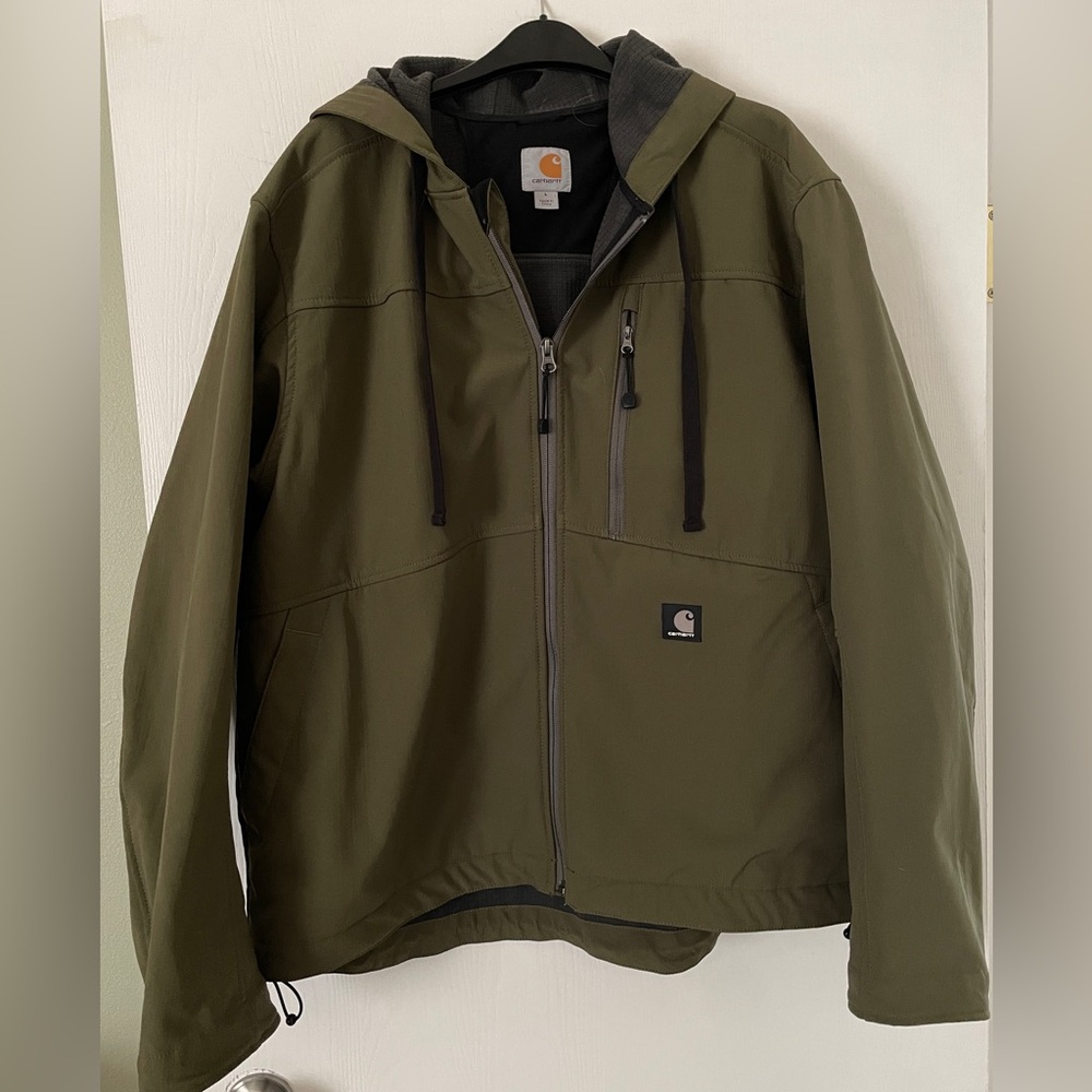 Carhartt soft shell jacket with hood